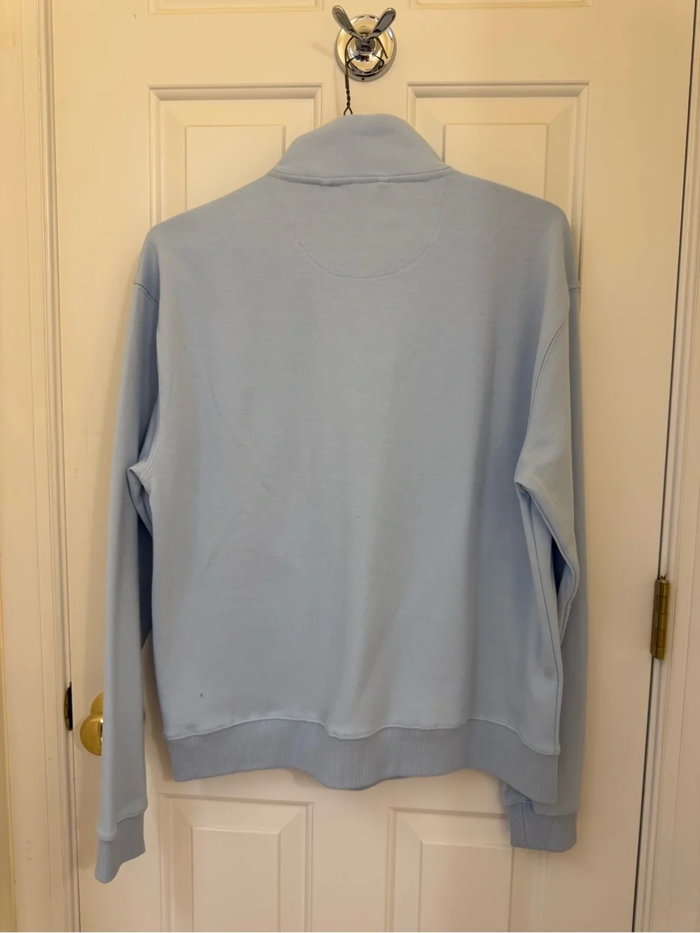 Bald Head Island Light Blue Quarter-Zip Sweater/Sweatshirt